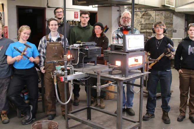 Blacksmithing & Metal Art Class with New Forges