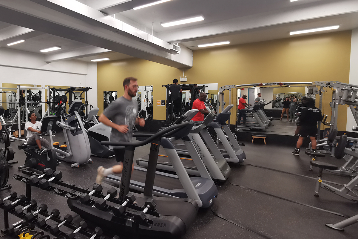 Students in the Castlegar Gym