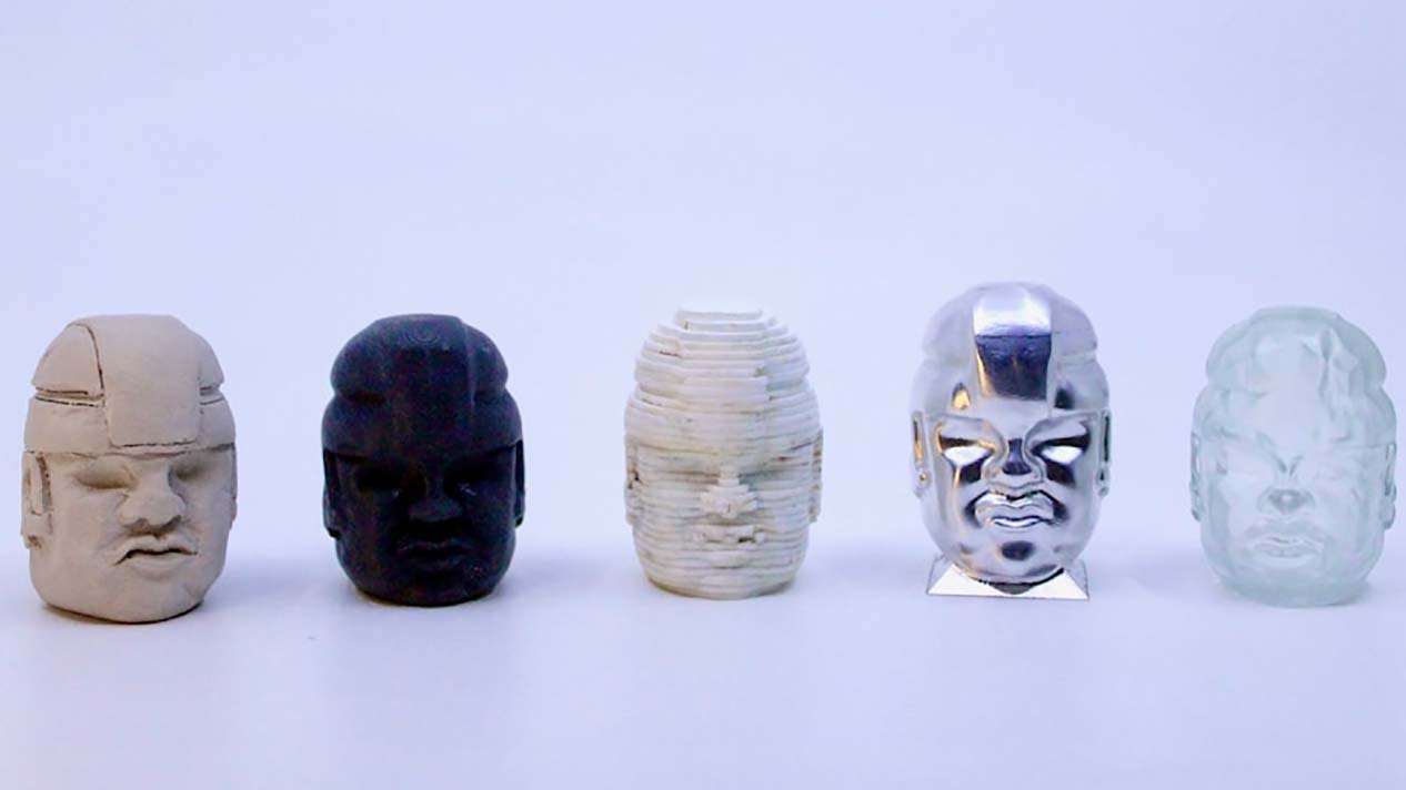 Examples of art work being displayed in the show