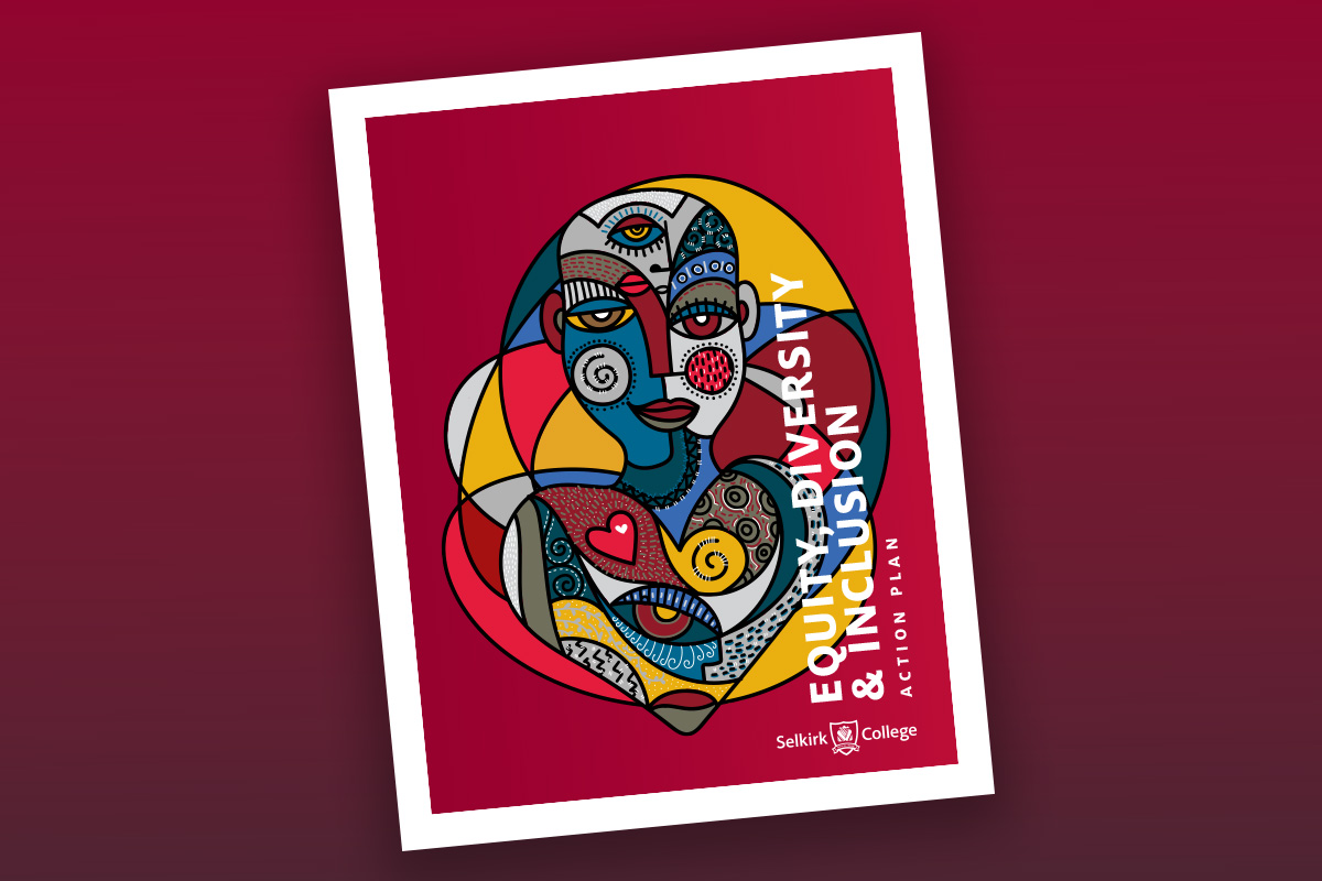 The cover of the Selkirk College Equity, Diversity &amp; Inclusion Plan
