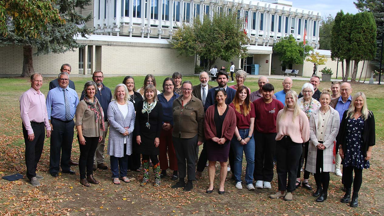 Group photo at the Selkirk College Foundation launch