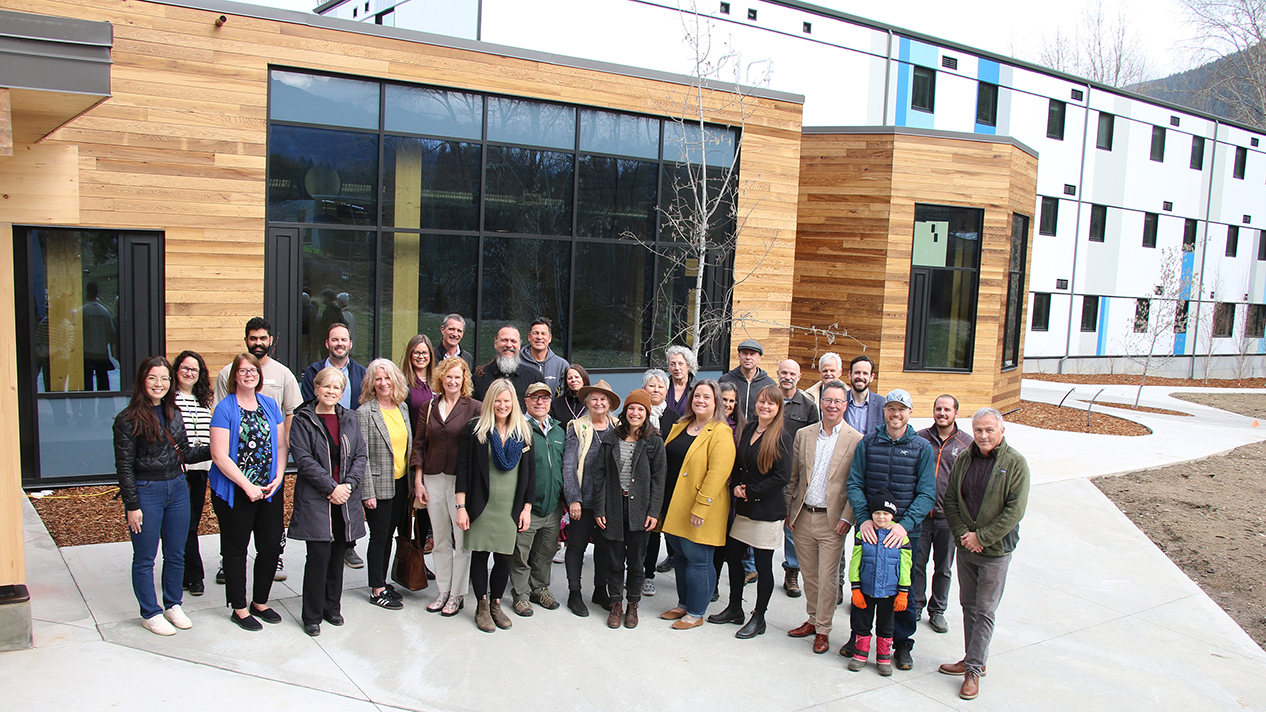 Silver King Campus student housing opening group photo