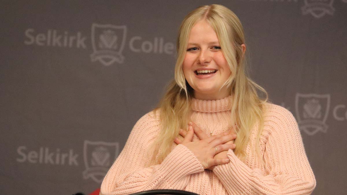 Nursing student Madi Bradford smiles