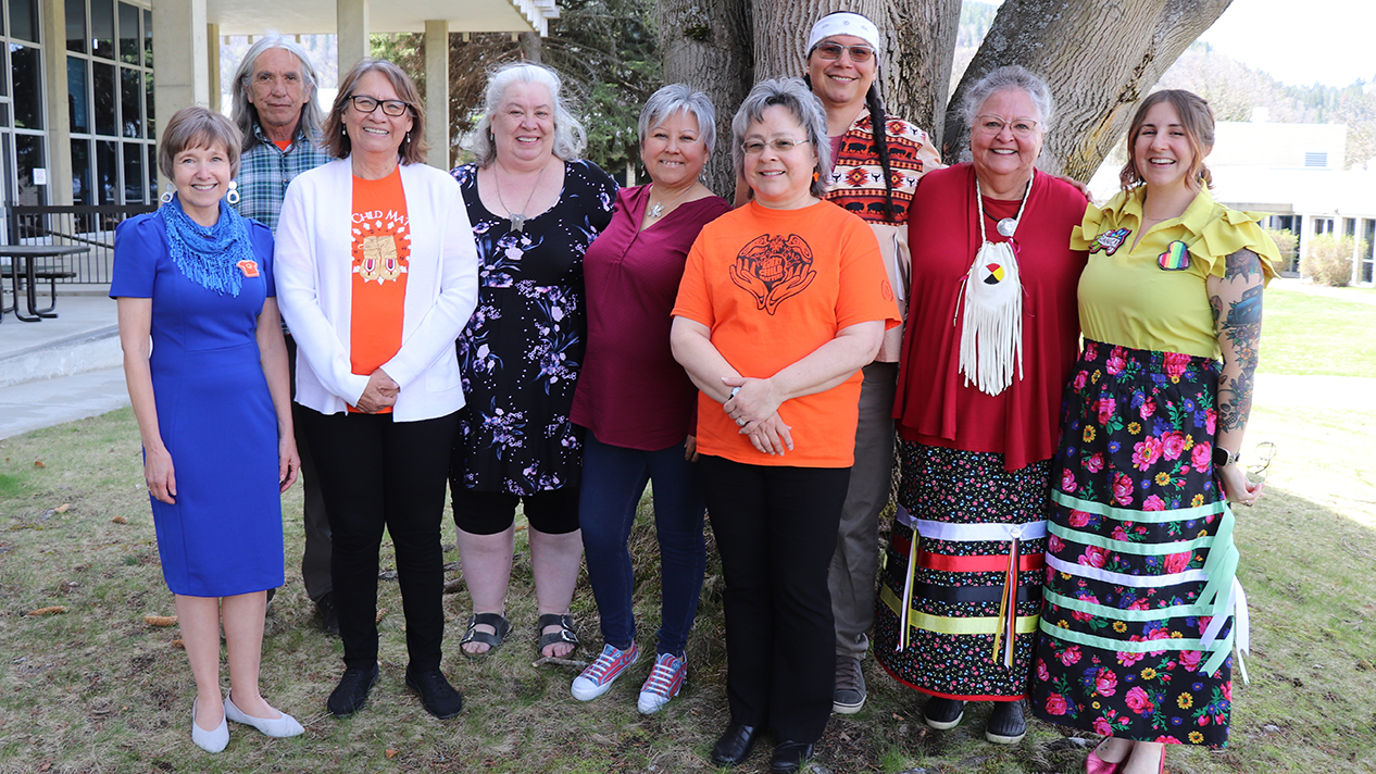 Indigenous Services Team with Phyllis Webstad