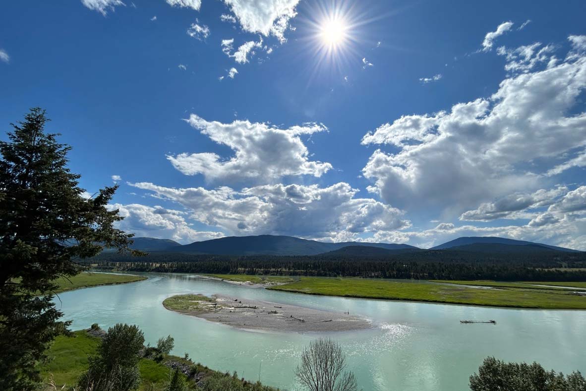 A landscape in the East Kootenay
