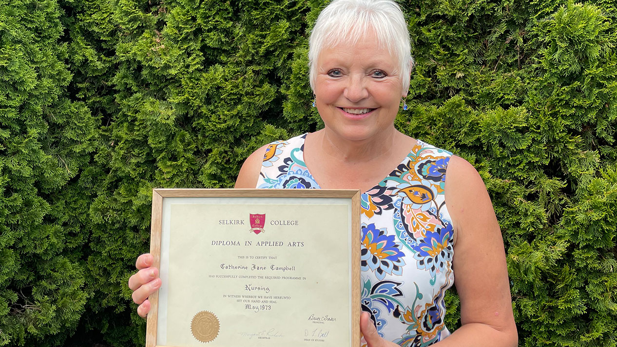 Class of 1973 Nursing Program Student Catherine MacAskill