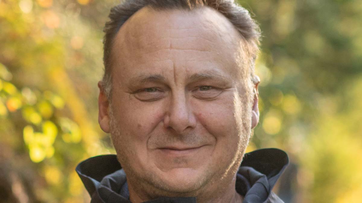 TEDx speaker Lukas Armstrong smiles