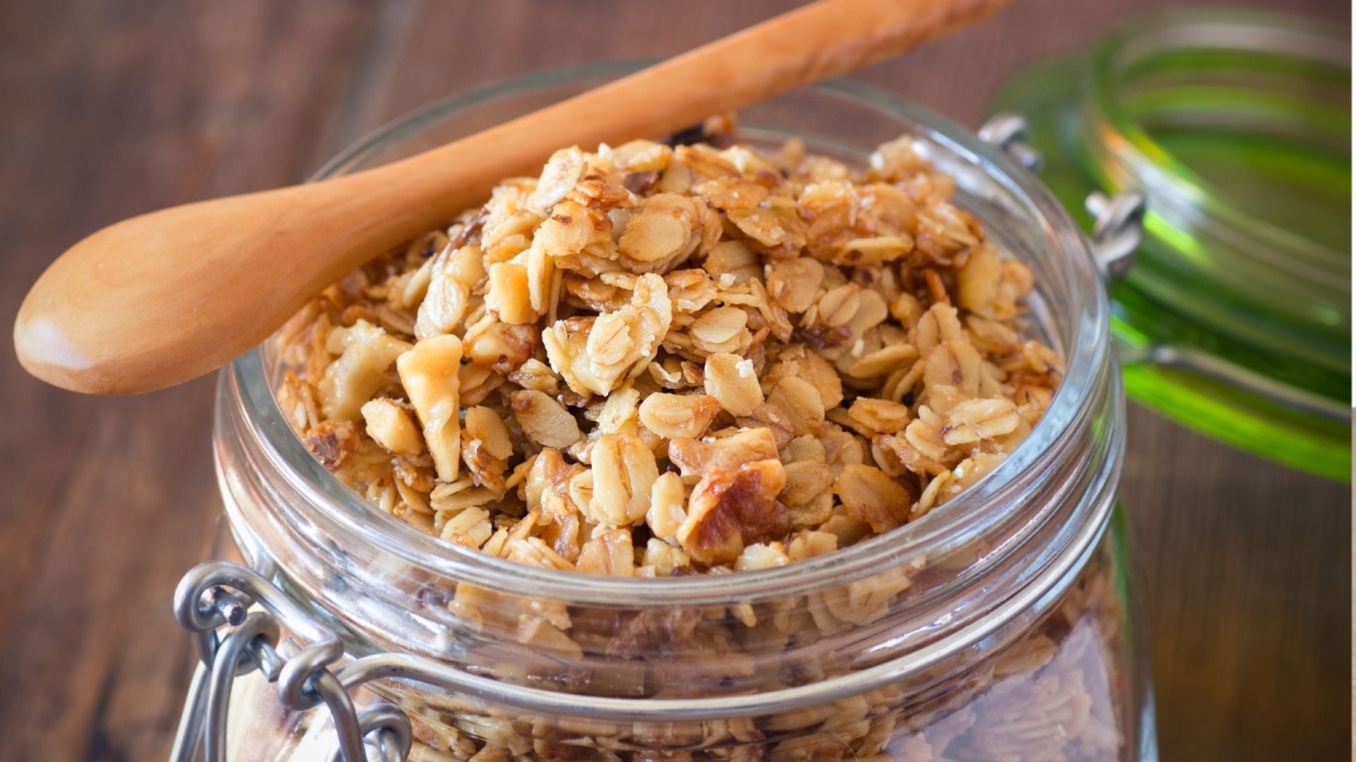Jar of granola