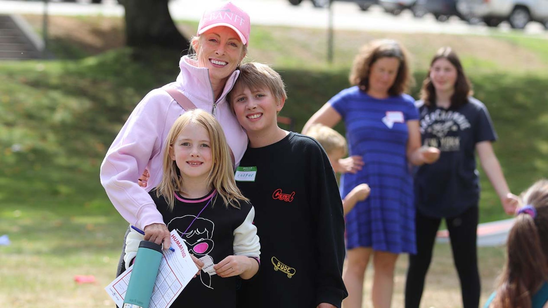 Staff brought their families to the bbq