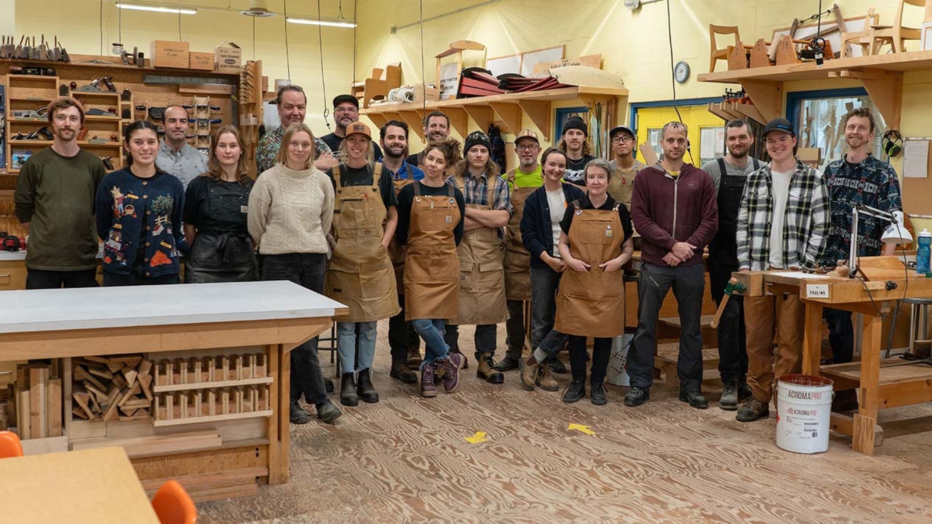 Fine Woodworking cohort before year end show