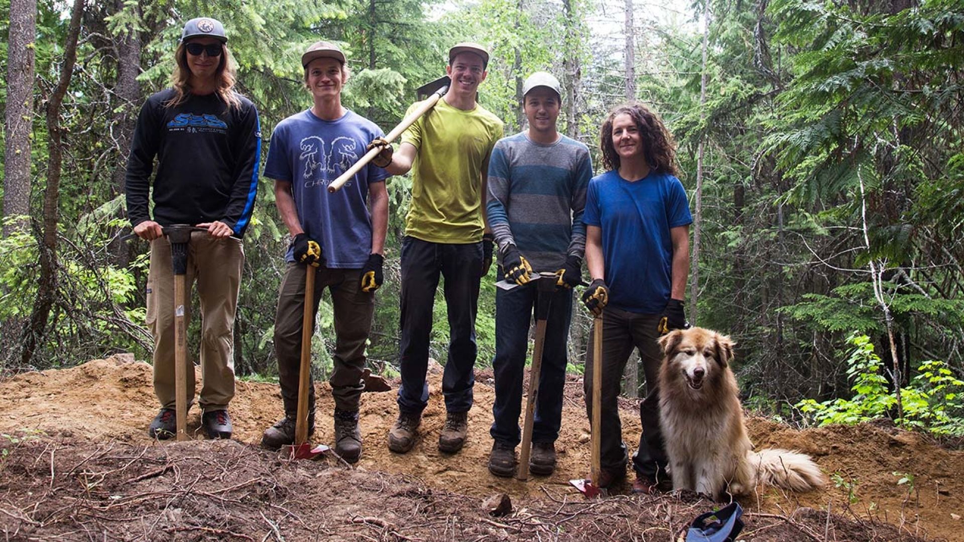 Mountain bike trail builders