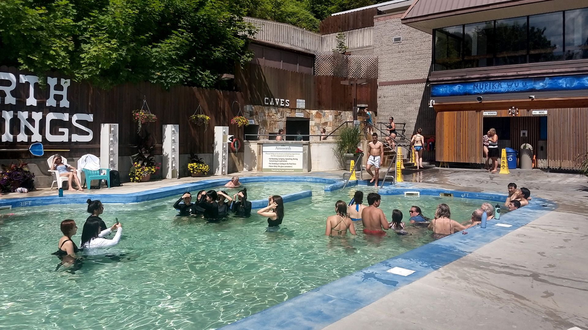 Visiting Ainsworth Hot Springs