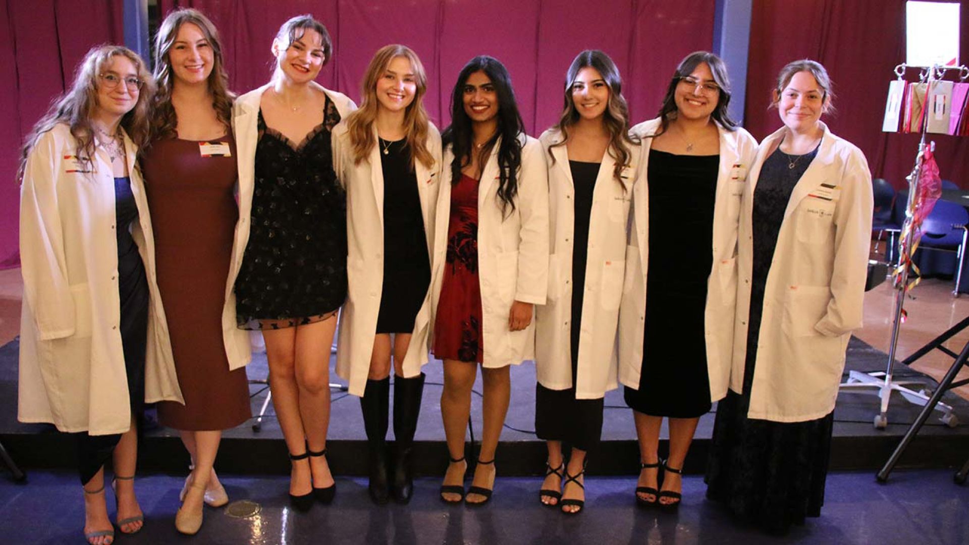 RPM current students who represented the program at Gala