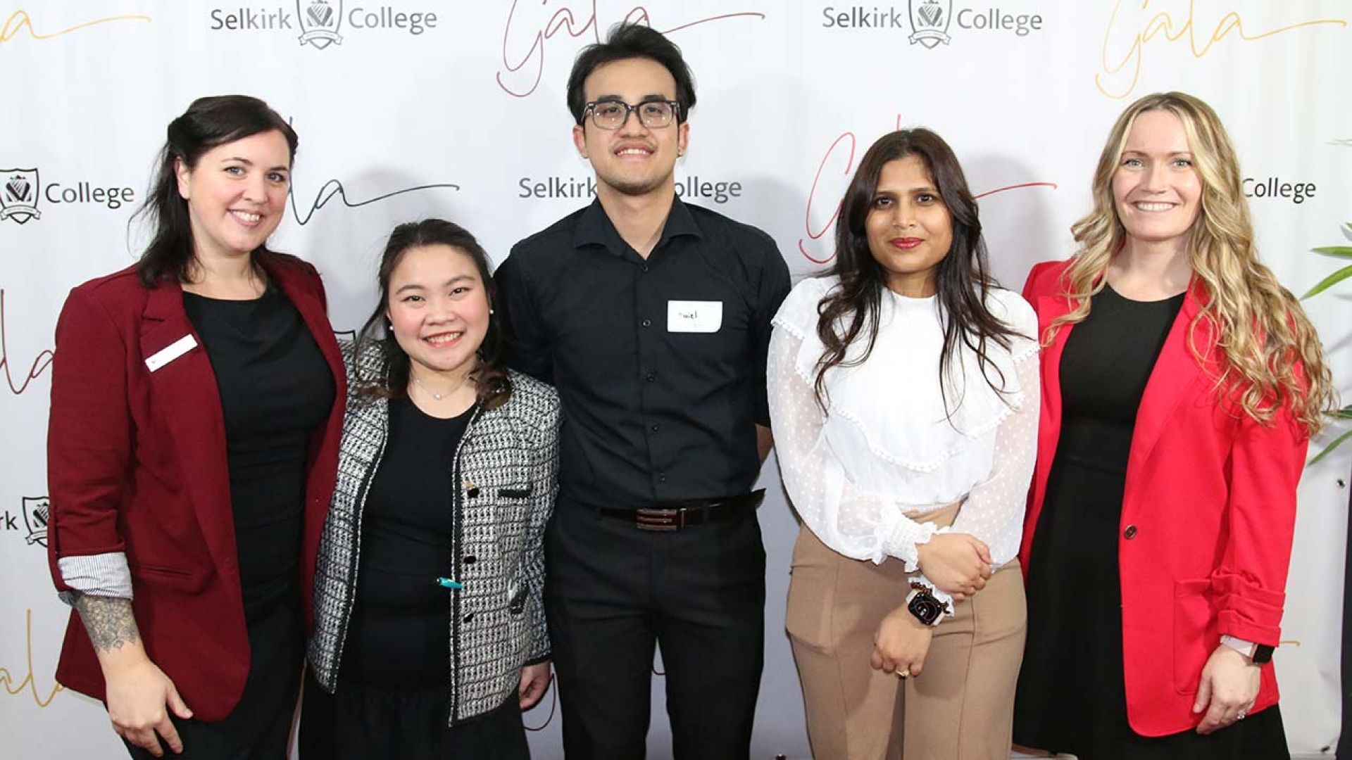 Red Carpet photo with hospitality class members