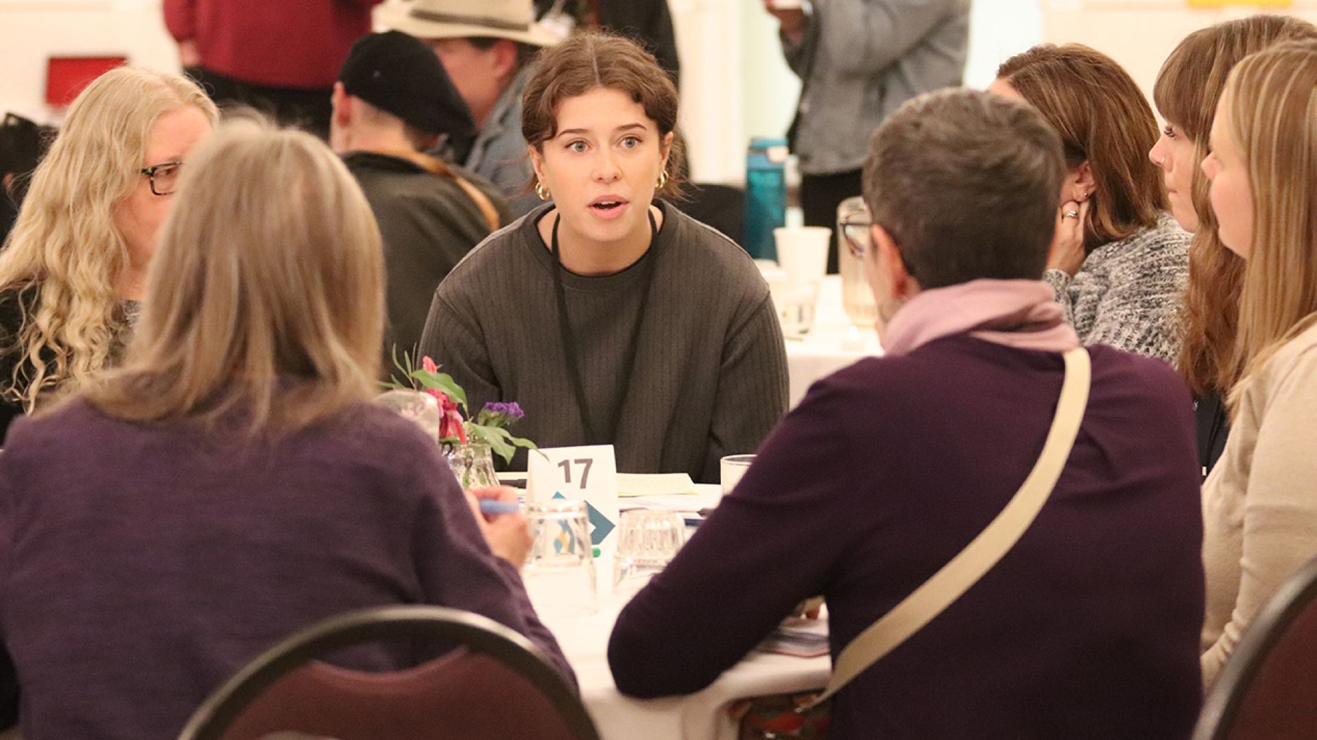 Table discussions at the 2024 Homelessness Summit