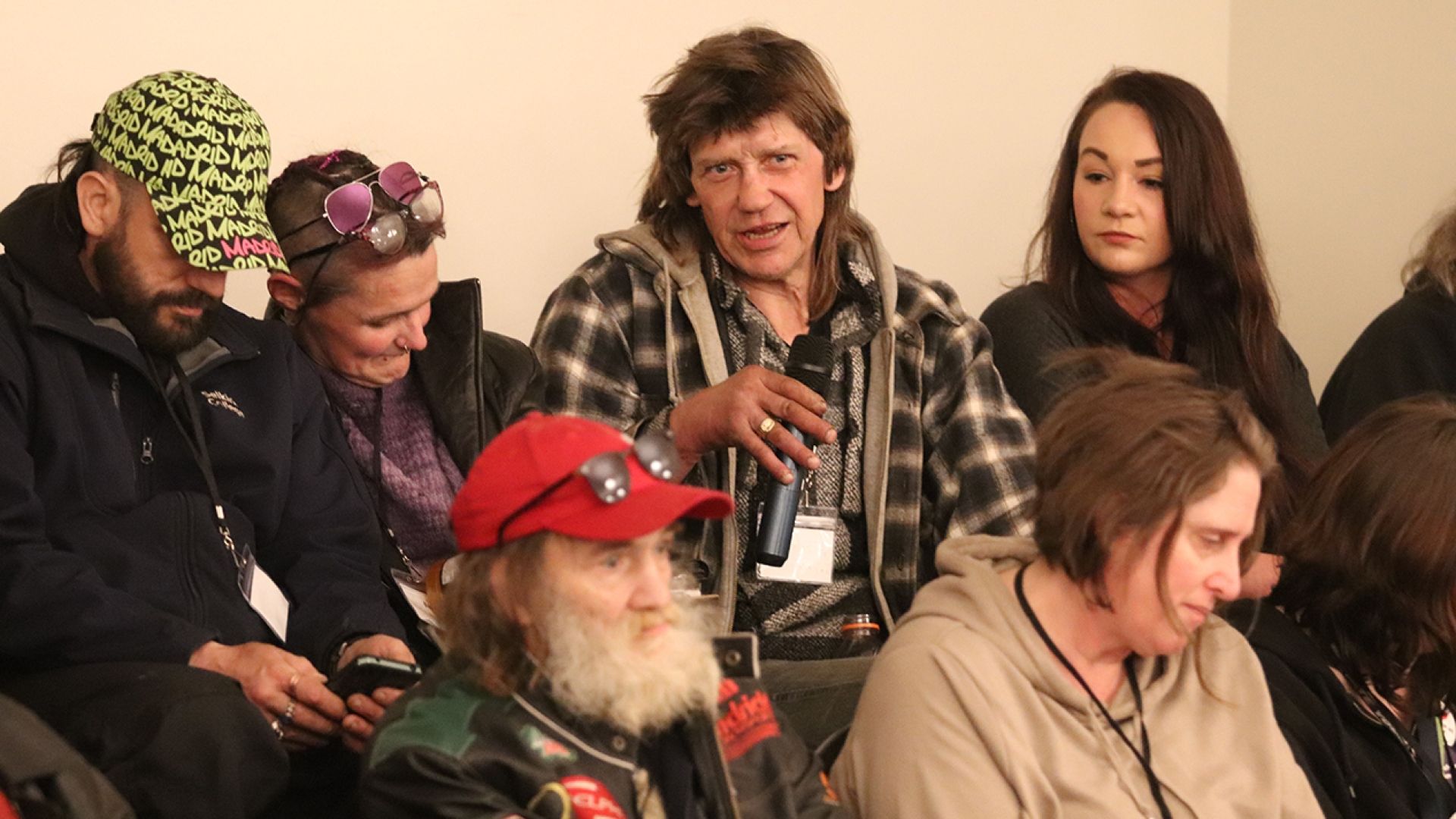 Lived experience panel at Homelessness Summit