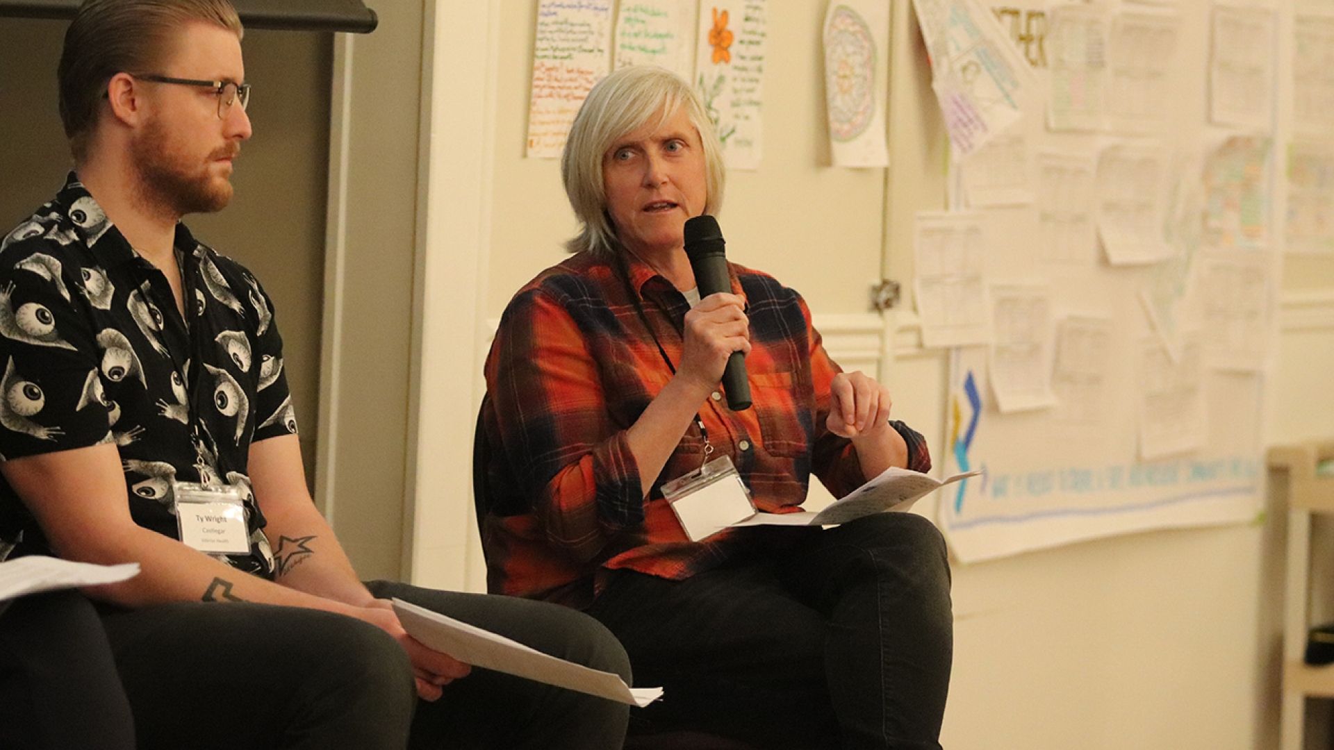 Cheryl Dowden from ANKORS speaking on the service provider panel