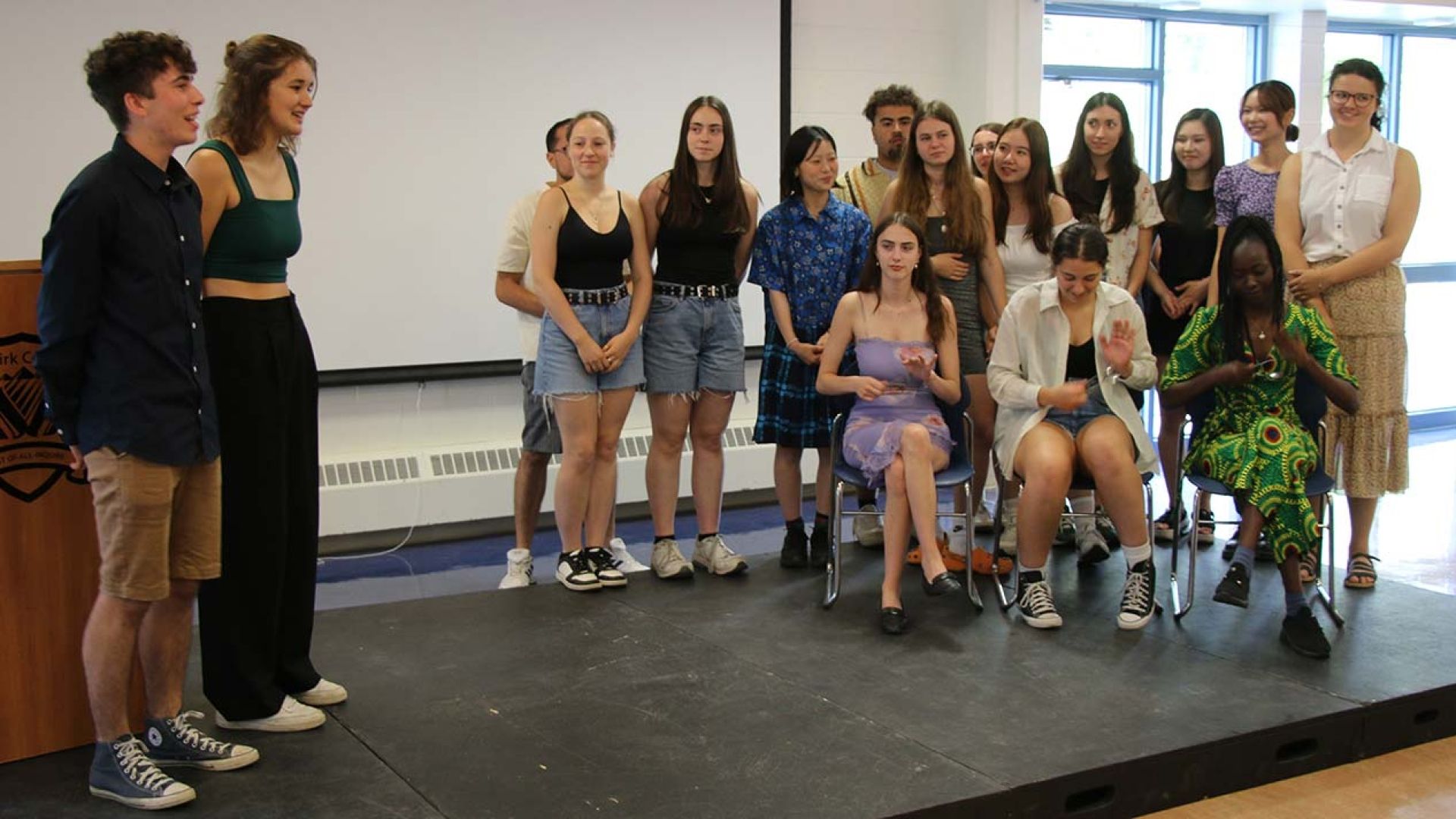 Explore students give final presentation