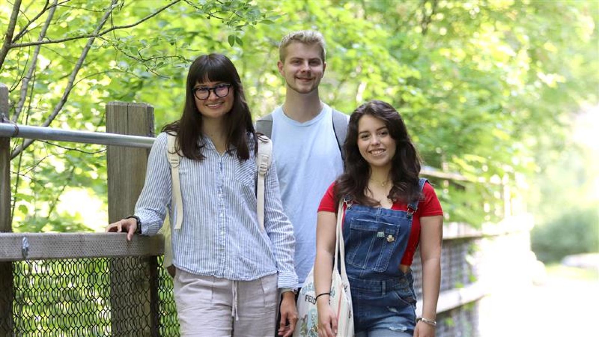 Selkirk College Students Smiling Outdoors