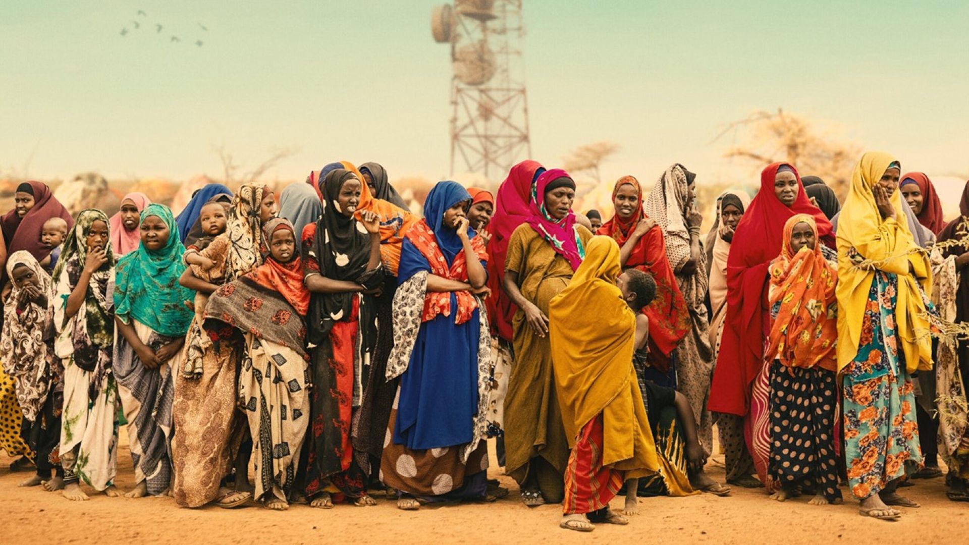 People in the Dadaab refugee camp in Kenya