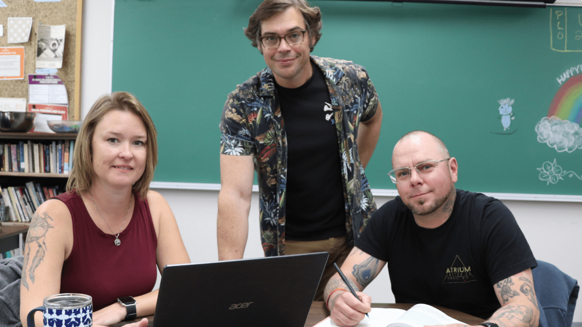 Selkirk College students in classroom
