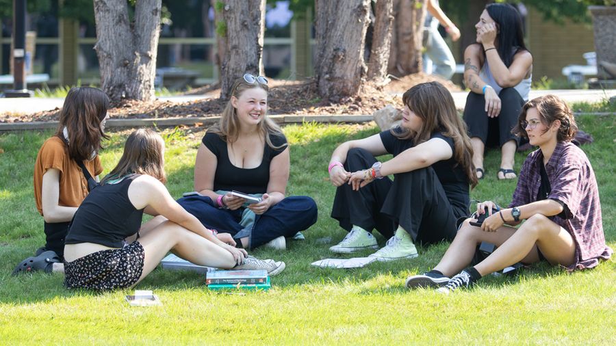 Students at Get Connected