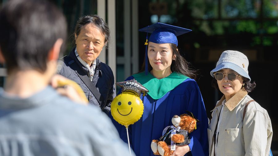 Selkirk College student at Convocation