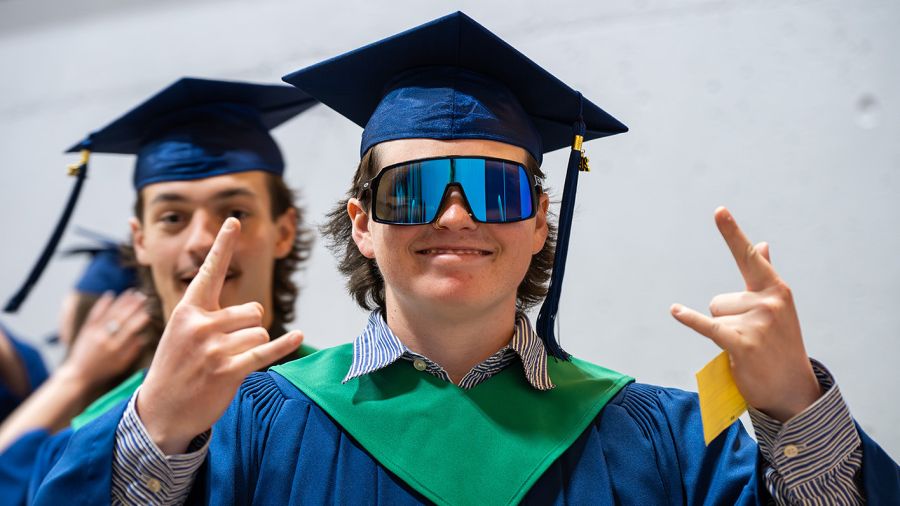 Selkirk College Students at Convocation