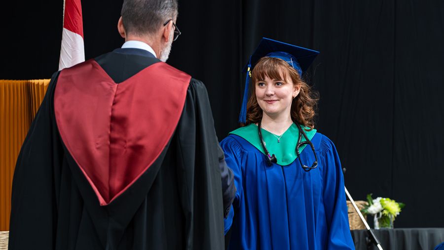 Selkirk College Students at Convocation