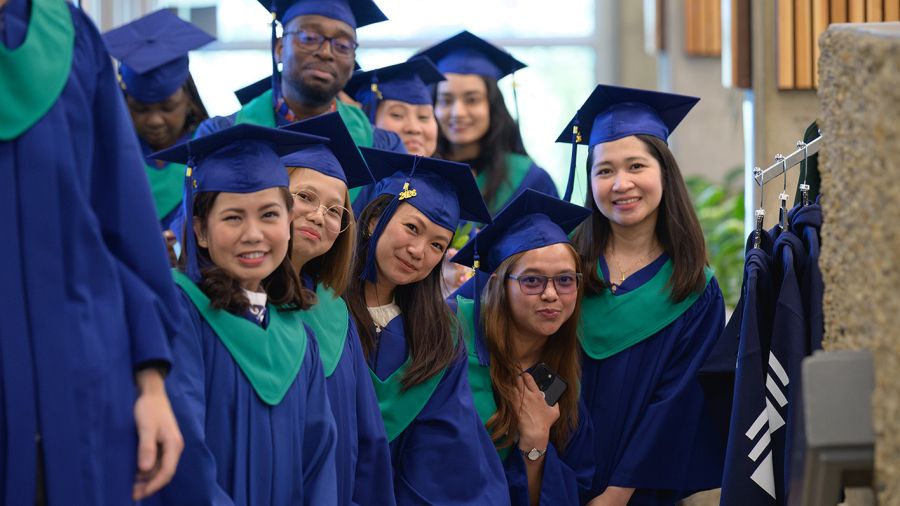 Selkirk College Students at Convocation