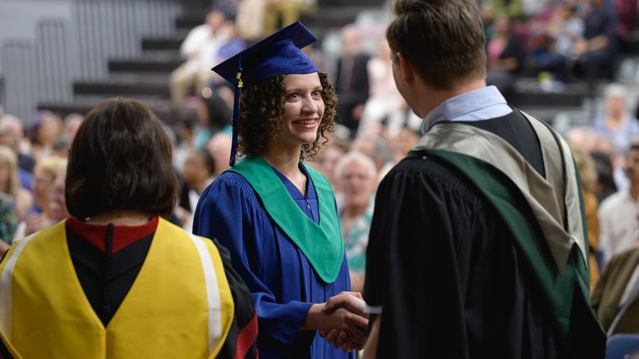 Selkirk College Students at Convocation