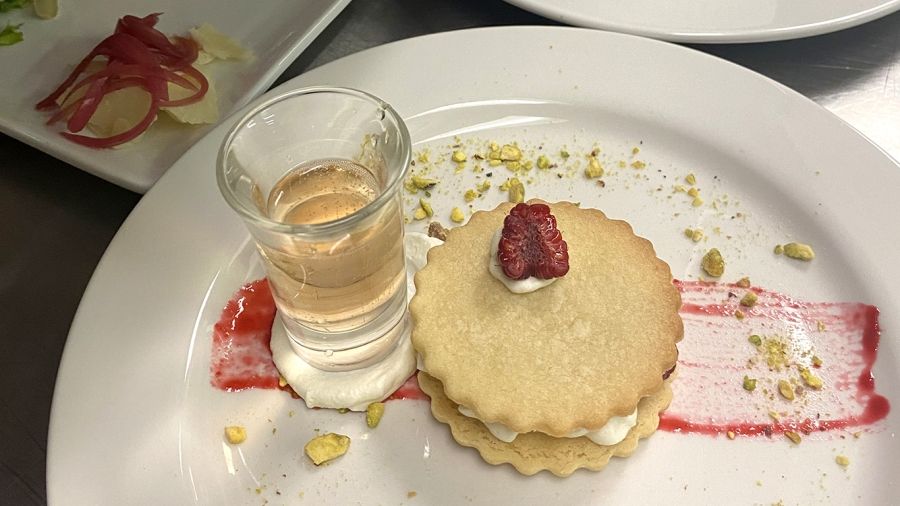 Dessert made by Professional Cook students