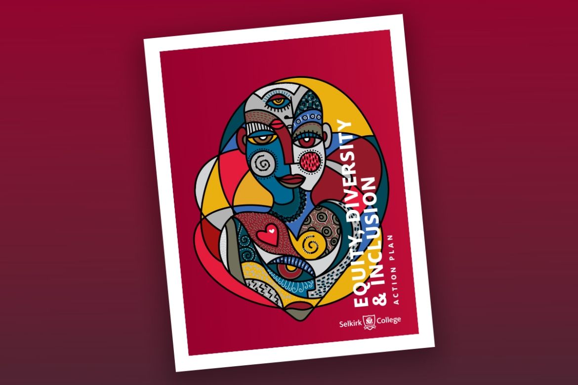 The cover of the Selkirk College Equity, Diversity &amp; Inclusion Plan