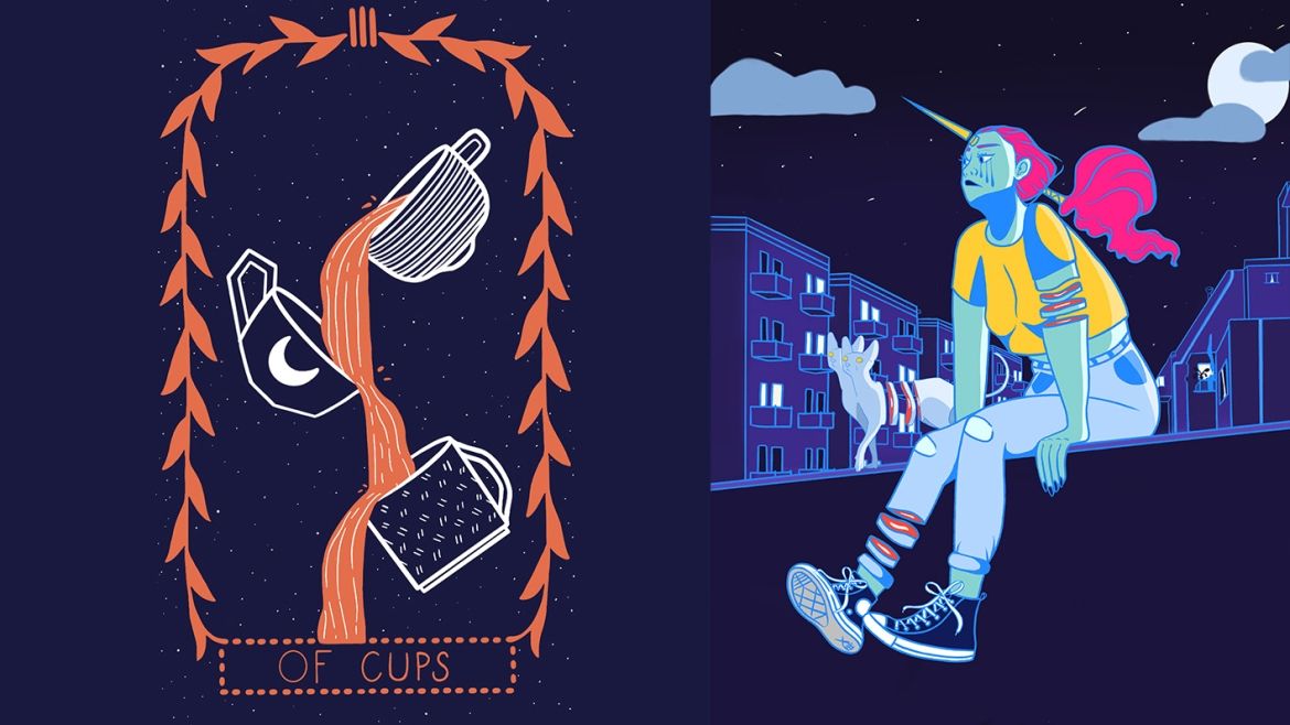 Digital artwork created by a Digital Arts Program student.