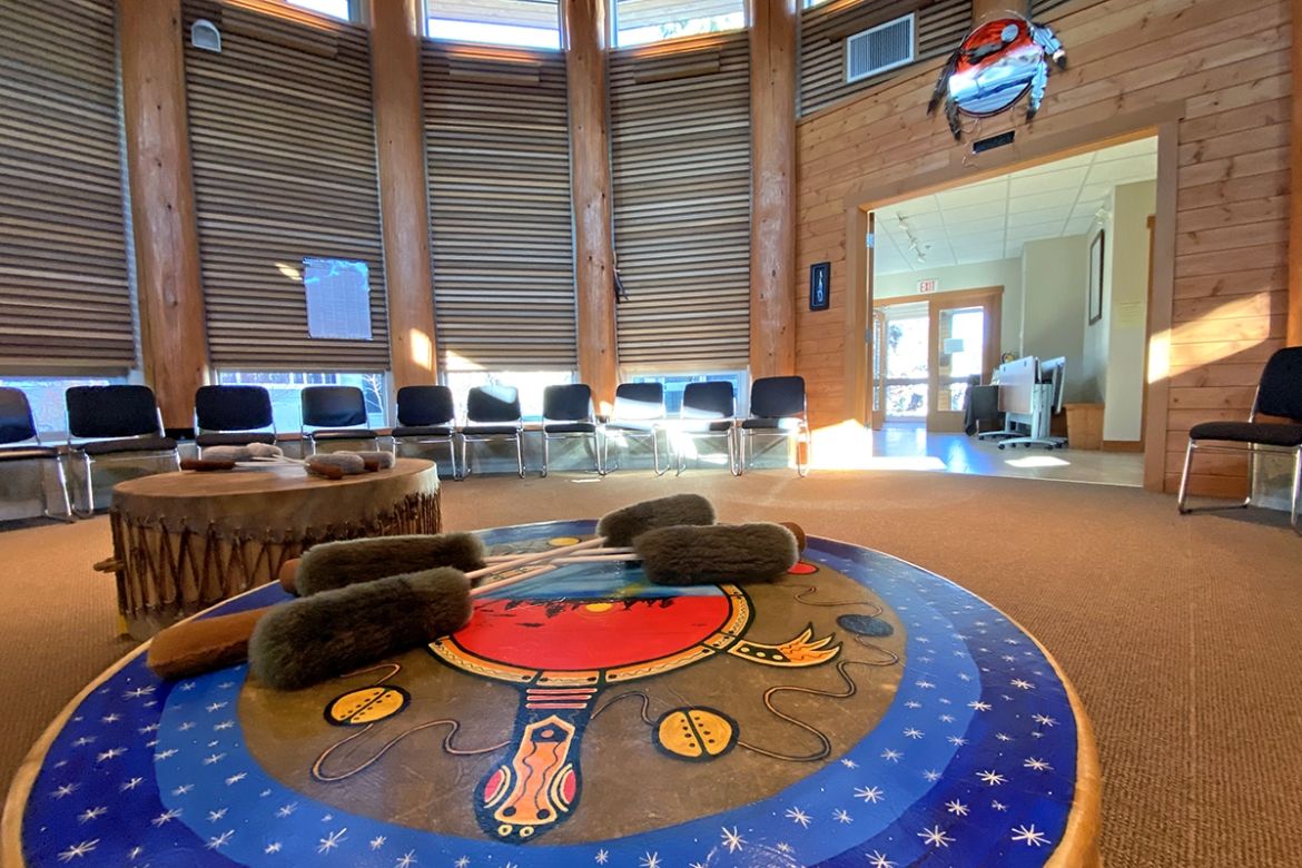 Inside the Gathering Place, Castlegar Campus