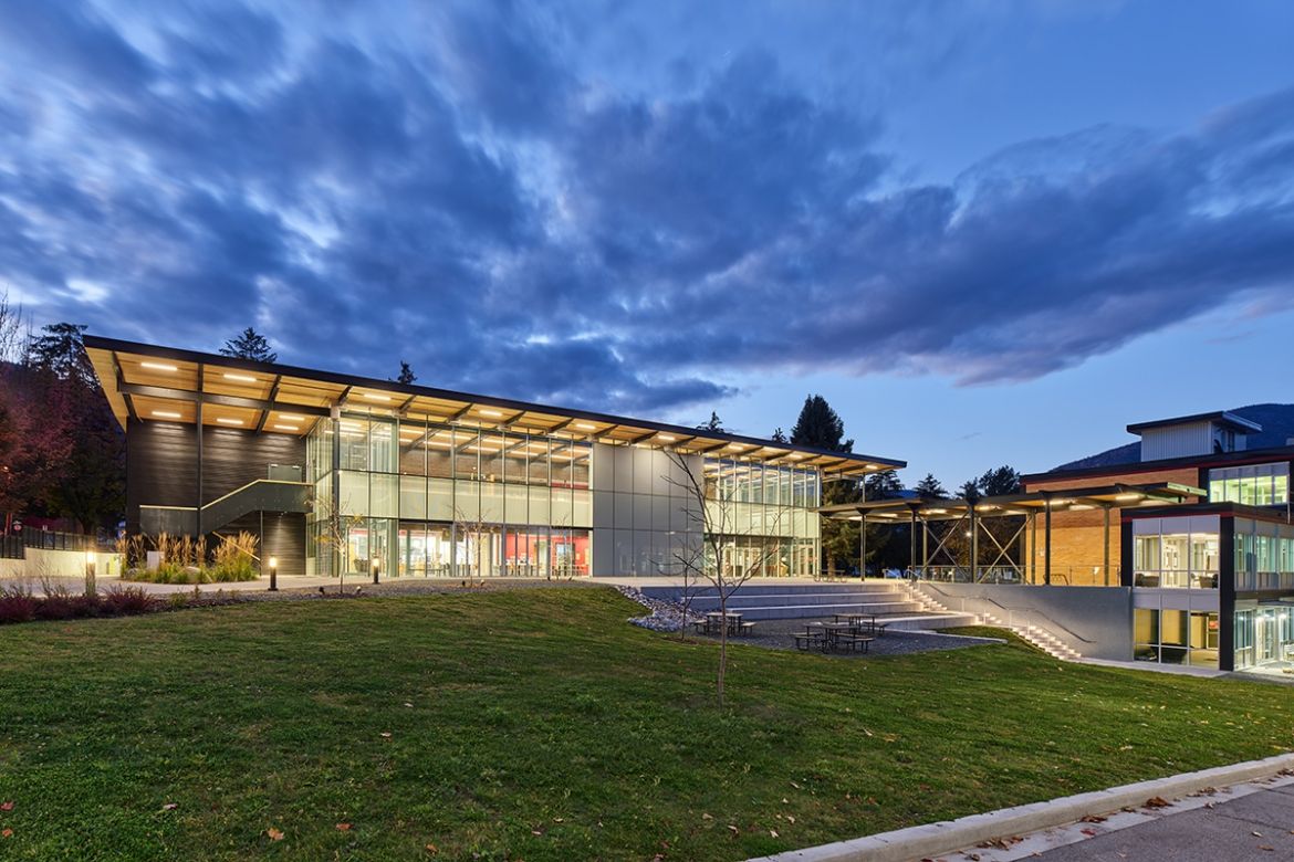 Silver King Campus at night
