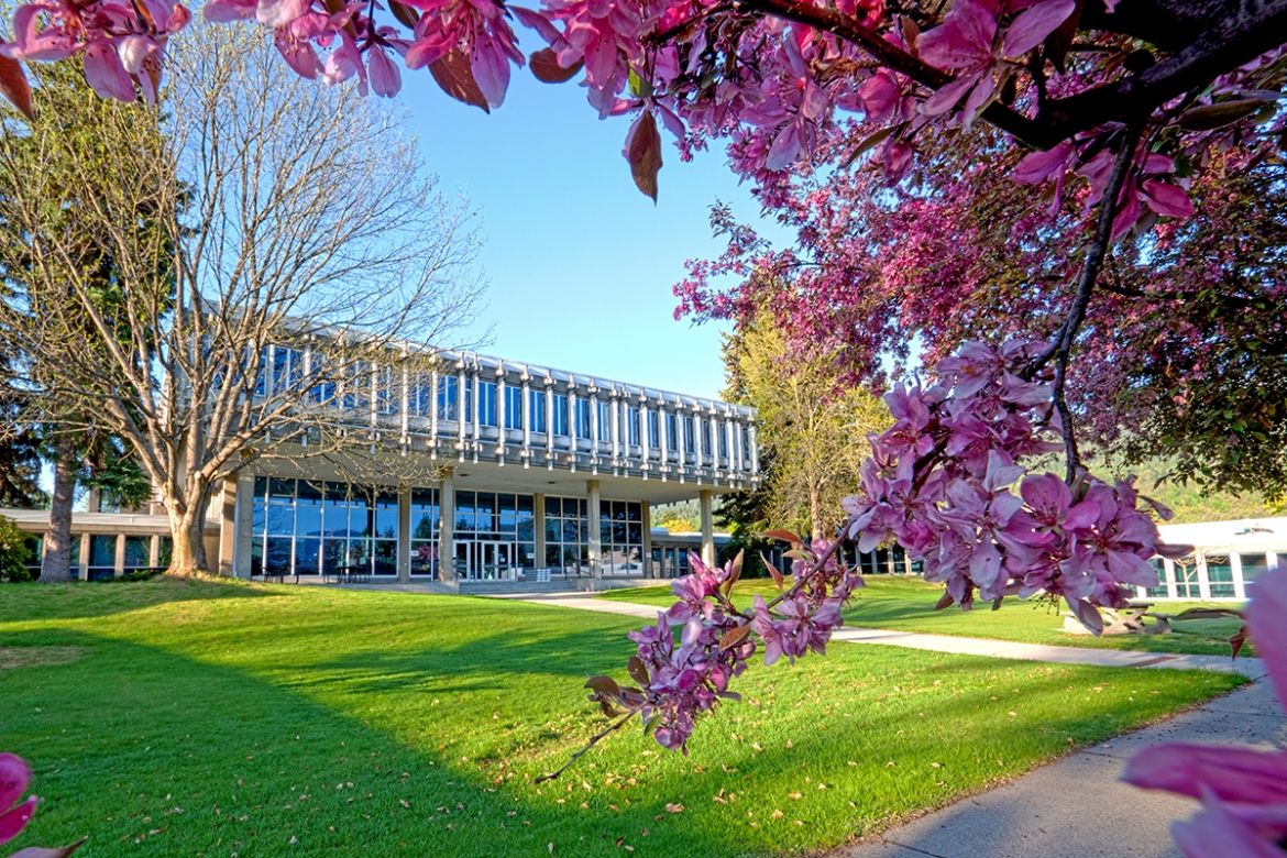 Castlegar Campus in Spring