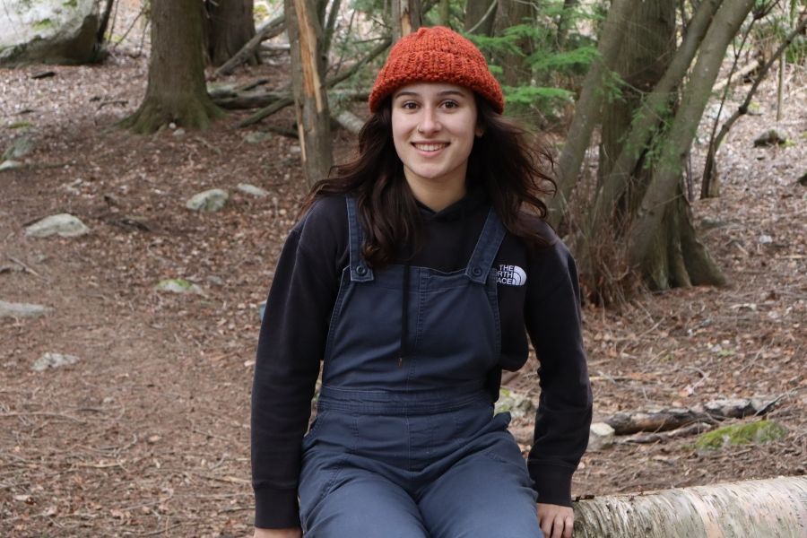 Forest Technology Program Student Gracie Smith in the outdoors