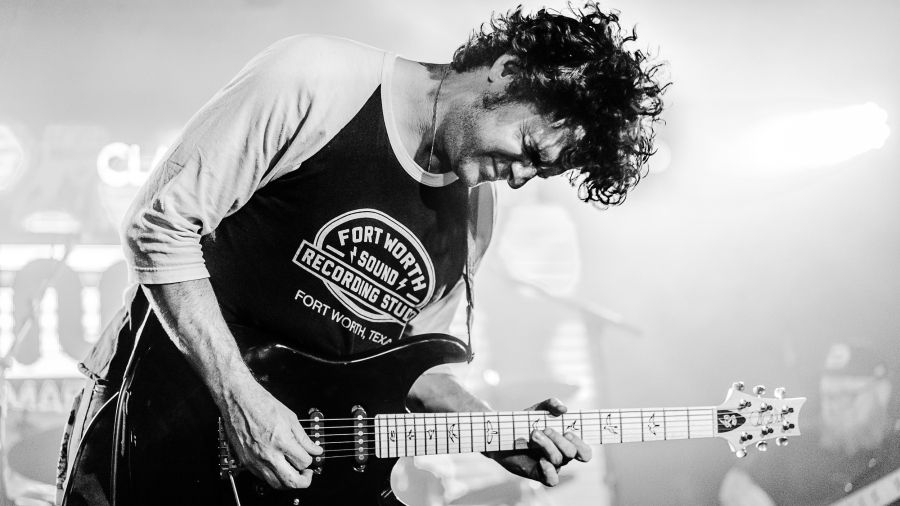 Mark Lettieri playing the guitar