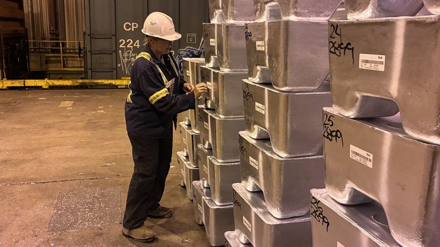 An operator works in an industrial setting