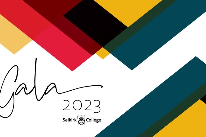 A graphic image with black, blue, yellow and red lines