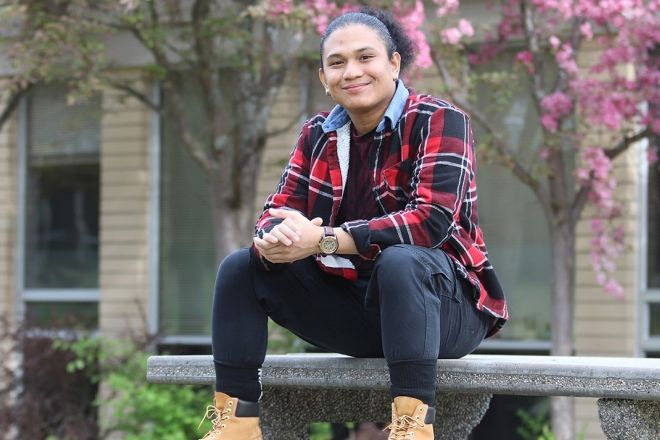 James Besa is one of two Selkirk College valedictorians representing the Class of 2022 at the convocation ceremony on the Castlegar Campus