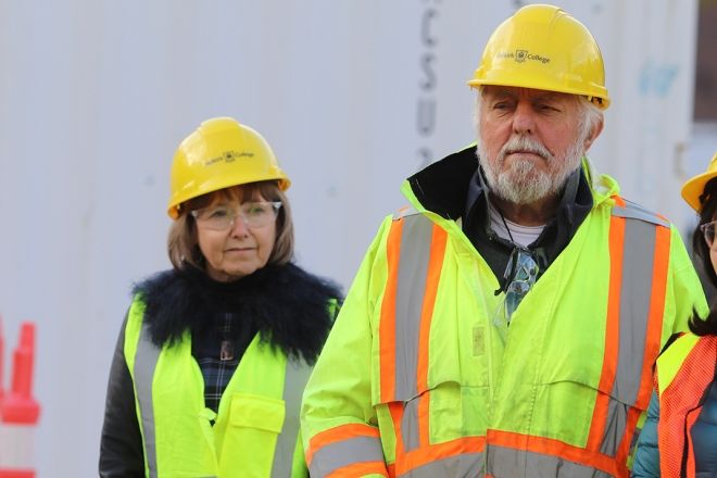 Board of Governors tours Silver King Campus student housing project ONE