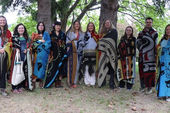Group of 10 Indigenous Students at Graduation Ceremony 2024
