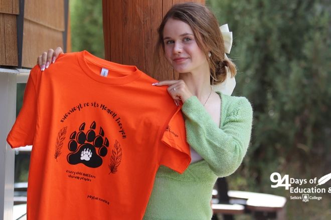 Payton Maffoli and 2023 Orange Shirt Design