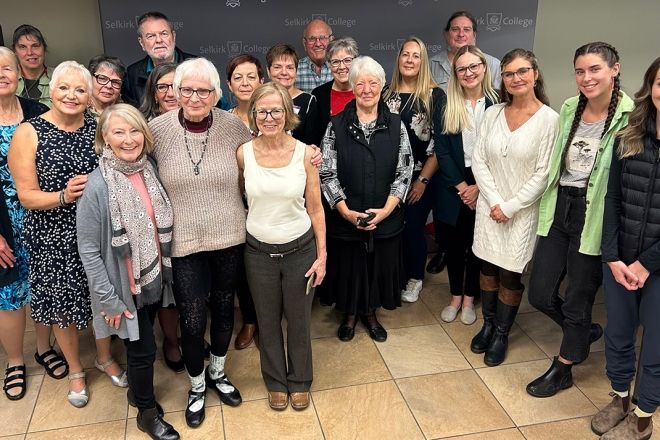 Selkirk College Nursing Program 50th Tea Group Shot