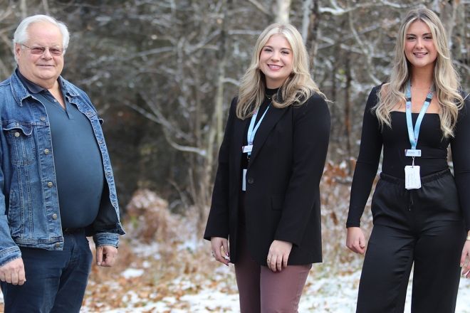 Nursing Program Students with Gerry Rempel