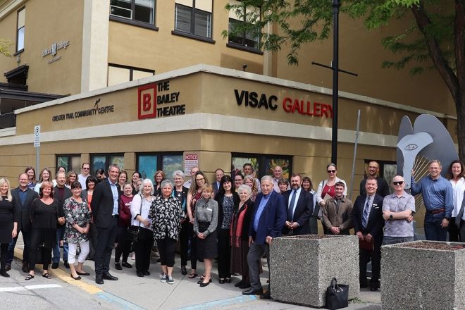 Students and staff were joined by community leaders on June 10 for the announcement that the Regional District of Kootenay Boundary is selling the Greater Trail Community Centre to Selkirk College for $1.