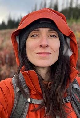 SEG instructor Mandy Croppo in the field